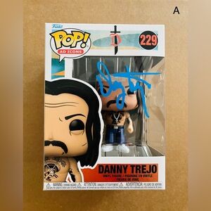 Funko Pop! SIGNED Danny Trejo: Ad Icons Vinyl Movie Figure #229 - Machete - NEW